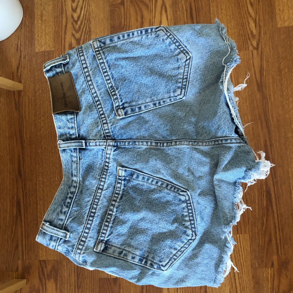 Calvin Klein high rise shorts